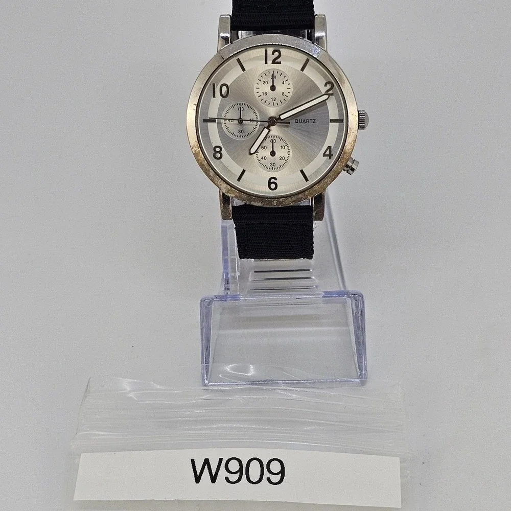 Aeropostale Unisex Watch 38MM Gray Dial Black Bands New Battery READ DESCRIPTION